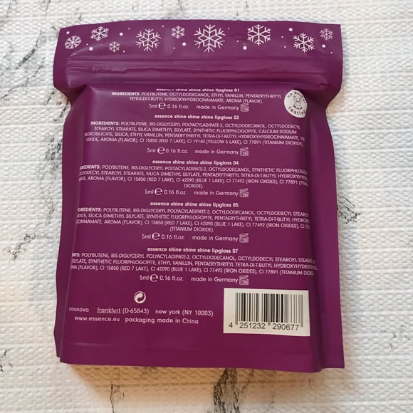 Essence Cosmetics 5pc Lipgloss Set - Picture 2 of 2